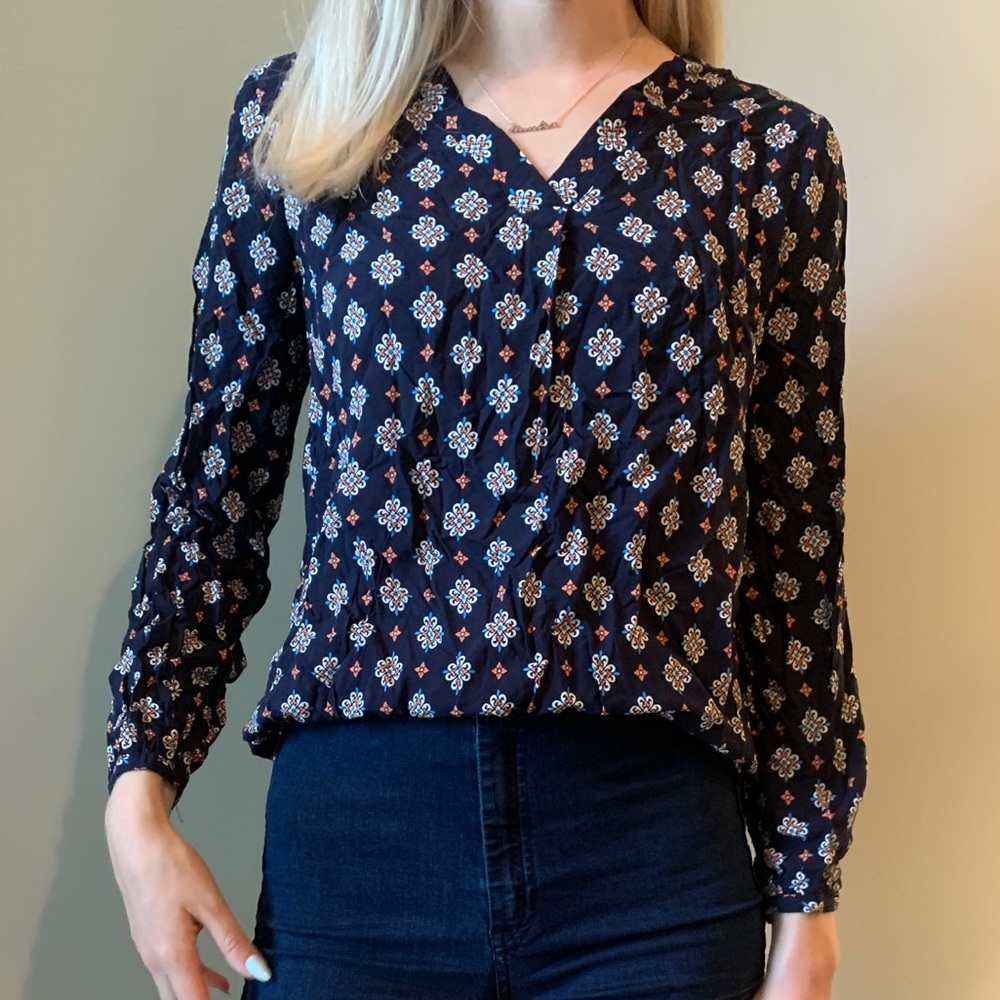 Pleione patterned blouse